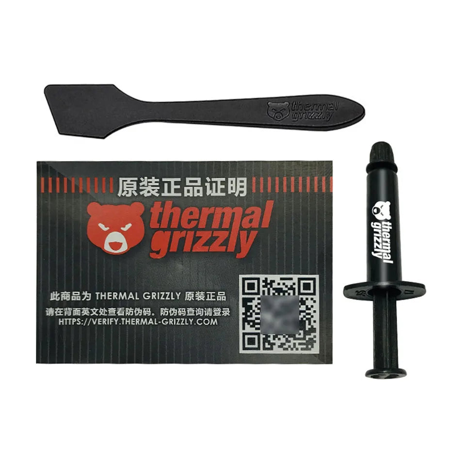 Thermal Grizzly Thermal Paste 12.5W/mk High Performance Cooler Compound Cooling Silicone Grease For Game PC PS5 CPU GPU Cooling