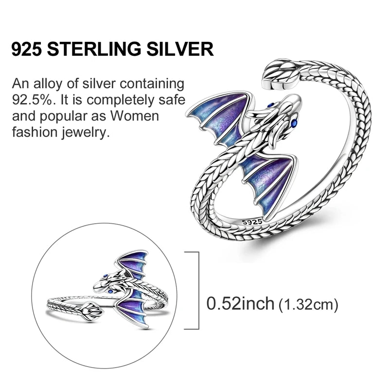 New 925 Sterling Silver Open Ring Hollow Rose Infinite Love Simple Ring Women Wedding Engagement Party Jewelry Gift
