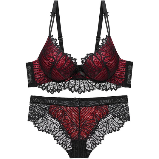 Women's Underwear Lace Small Chest Lace Embroidered Steel