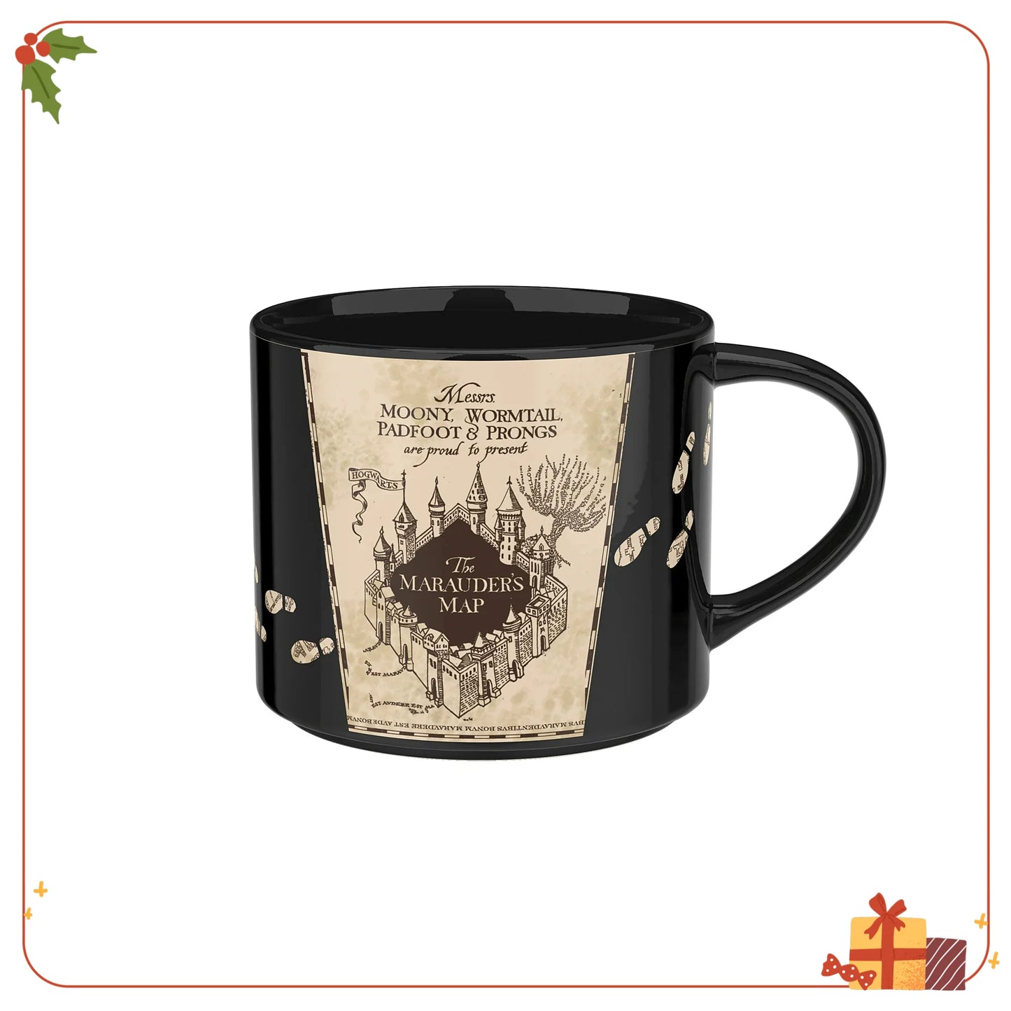 15oz Harry Potter Marauders Map Color Change Mug, Heat-Activated Design for Magic Effect, Dishwasher Safe