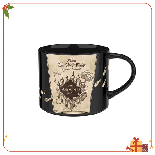 15oz Harry Potter Marauders Map Color Change Mug, Heat-Activated Design for Magic Effect, Dishwasher Safe