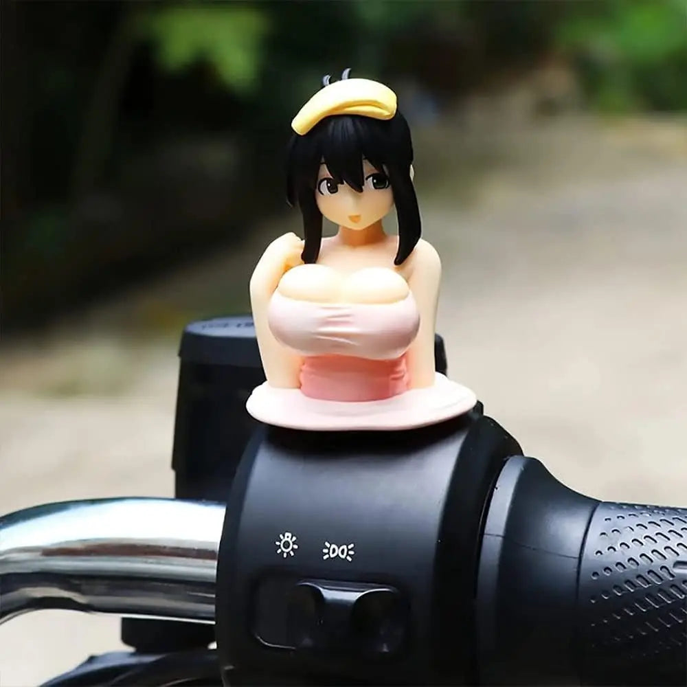 2023 Kawaii Shaking Chest Ornaments Cute Shake Girl Car Dashboard Decorations Anime Beautiful Girl Car Ornament Q-Version Toy