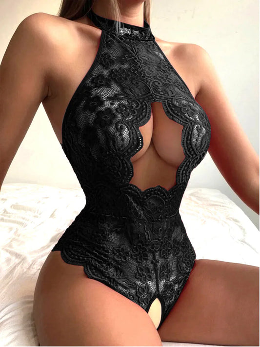 Sexy Erotic Lingerie For Women Open Bra Crotchless Underwear