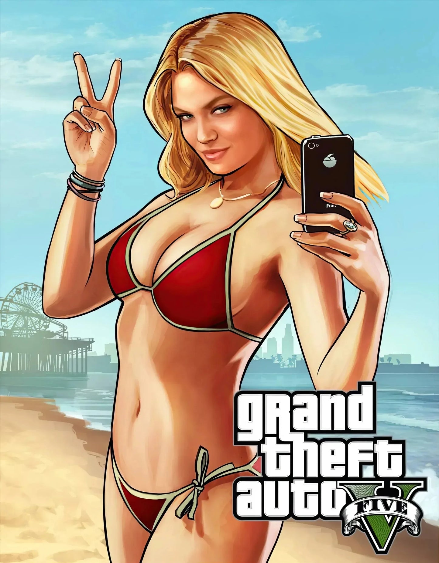 Canvas Painting Wall Picture Print Modern Video Game Grand Theft Auto Poster For Gamer Living Room Home Decor Frameless