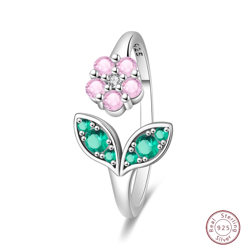 New 925 Sterling Silver Open Ring Hollow Rose Infinite Love Simple Ring Women Wedding Engagement Party Jewelry Gift