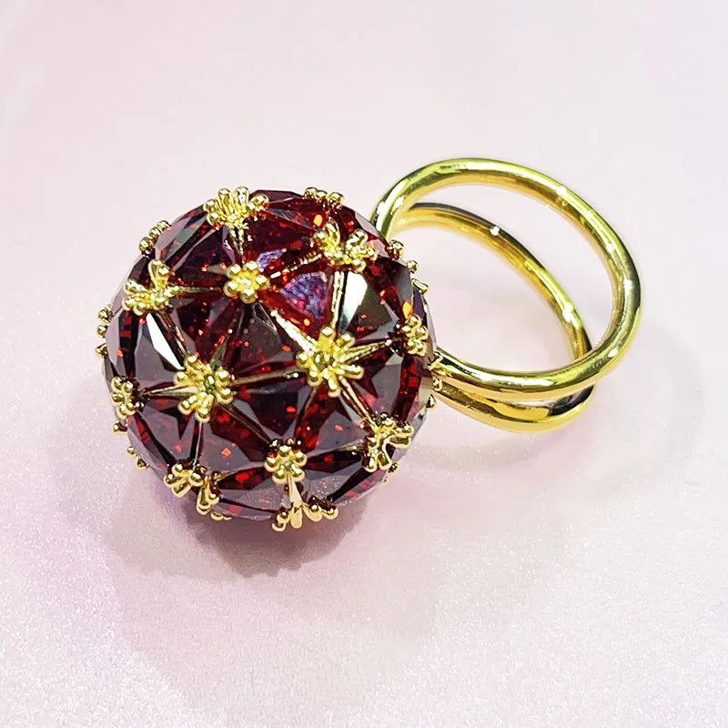 Rings High Quality New Sales Trend Jewelry Original Luxury Brand Shiny Cut Christmas Birthday Party Engagement Gift for Women