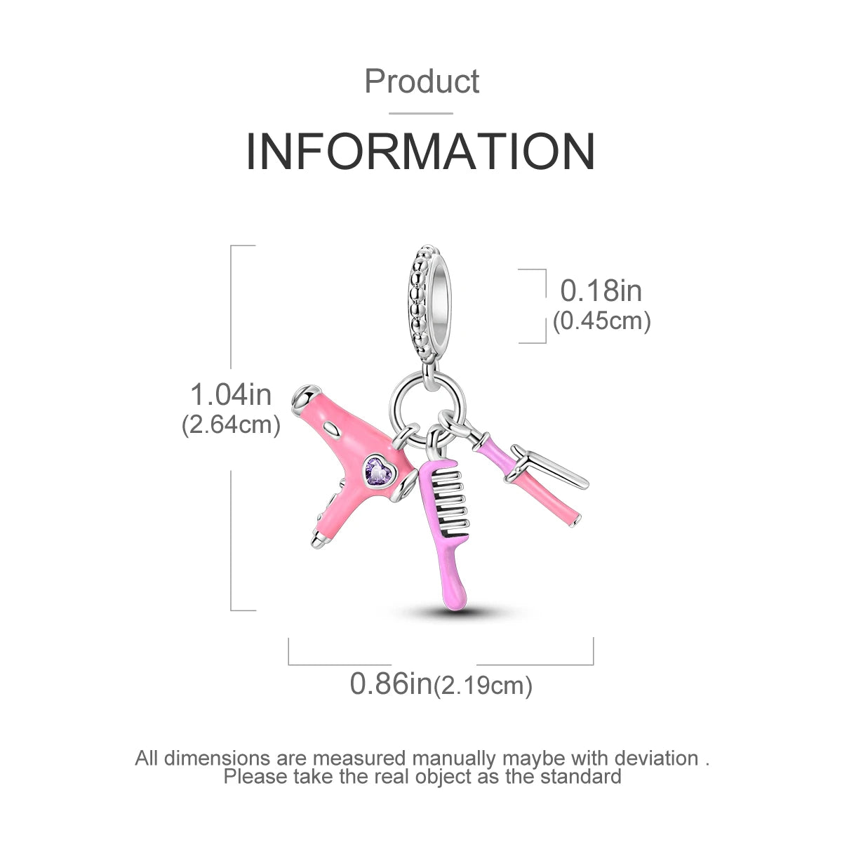 Original Charms 925 Silver Plated Bee Moon Star Pendant Fit Bracelet Making For Woman Fashion Jewelry