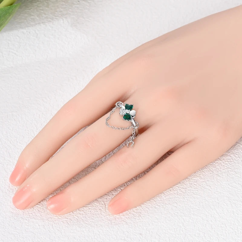 New 925 Sterling Silver Open Ring Hollow Rose Infinite Love Simple Ring Women Wedding Engagement Party Jewelry Gift