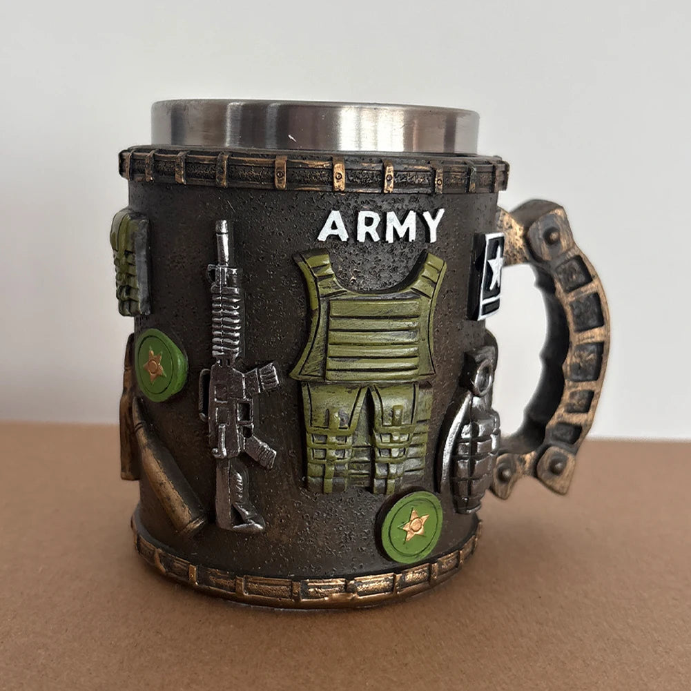 5 Styles American Commemorative Mug Decorative 3D Relief Design 250th Anniversary Mug Marine Corps Mug for Veterans