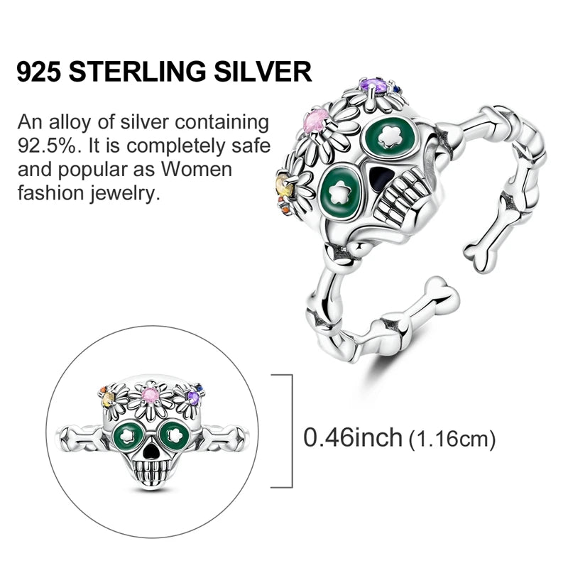 New 925 Sterling Silver Open Ring Hollow Rose Infinite Love Simple Ring Women Wedding Engagement Party Jewelry Gift