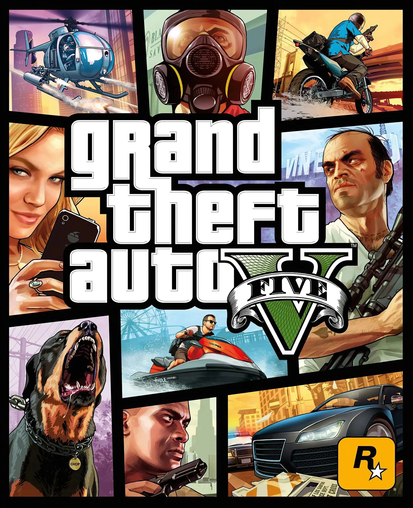 Canvas Painting Wall Picture Print Modern Video Game Grand Theft Auto Poster For Gamer Living Room Home Decor Frameless