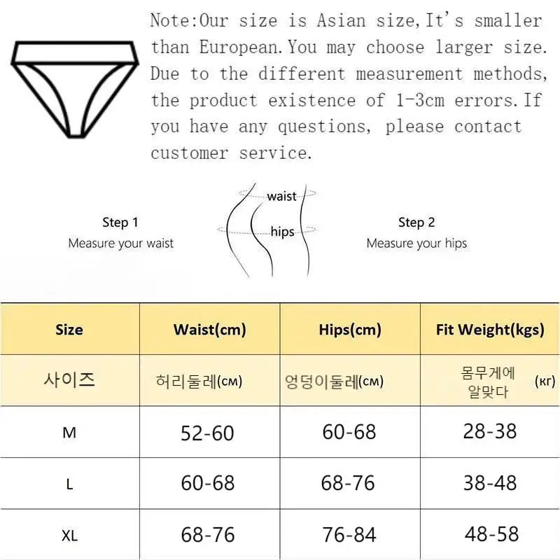 3PCS/Set Panties For Woman Underwear Solid Color Soft Cotton Briefs Girls Underpants