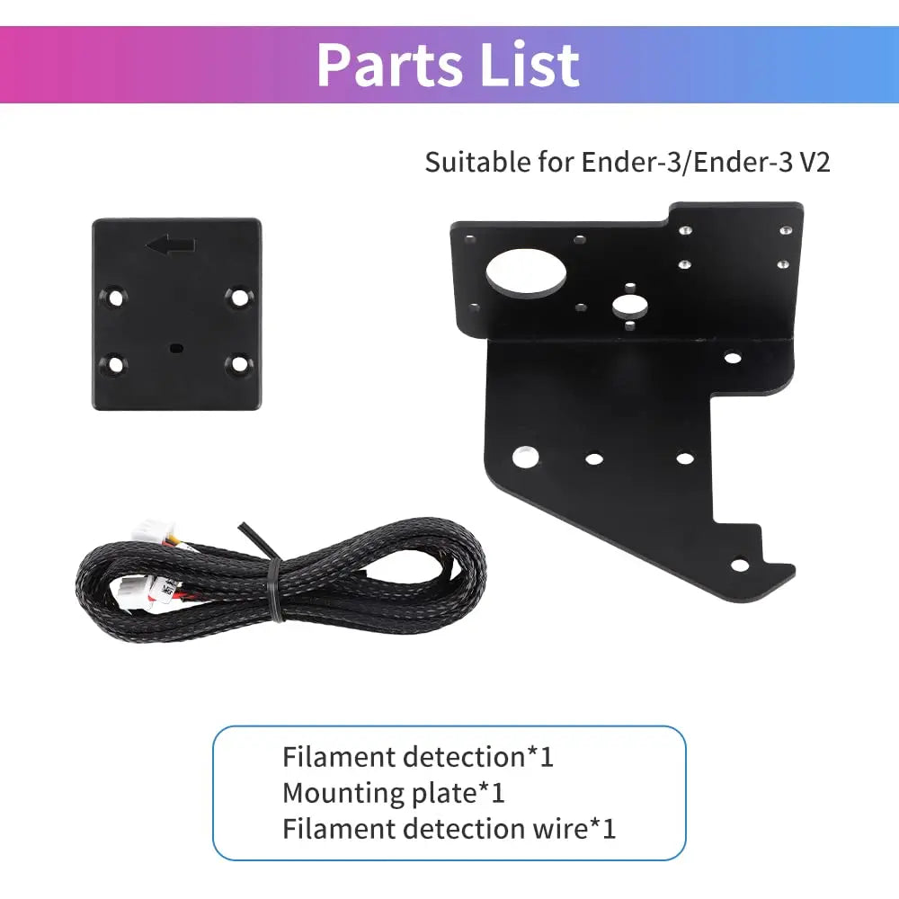 Creality Ender 3 V2 Filament Runout Sensor Smart Filament Break Detection Detector for Ender 3 Ender 3 Pro Ender3Max Ender 5Plus
