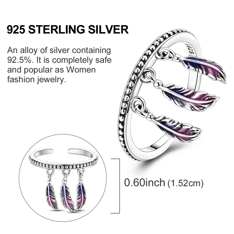 New 925 Sterling Silver Open Ring Hollow Rose Infinite Love Simple Ring Women Wedding Engagement Party Jewelry Gift