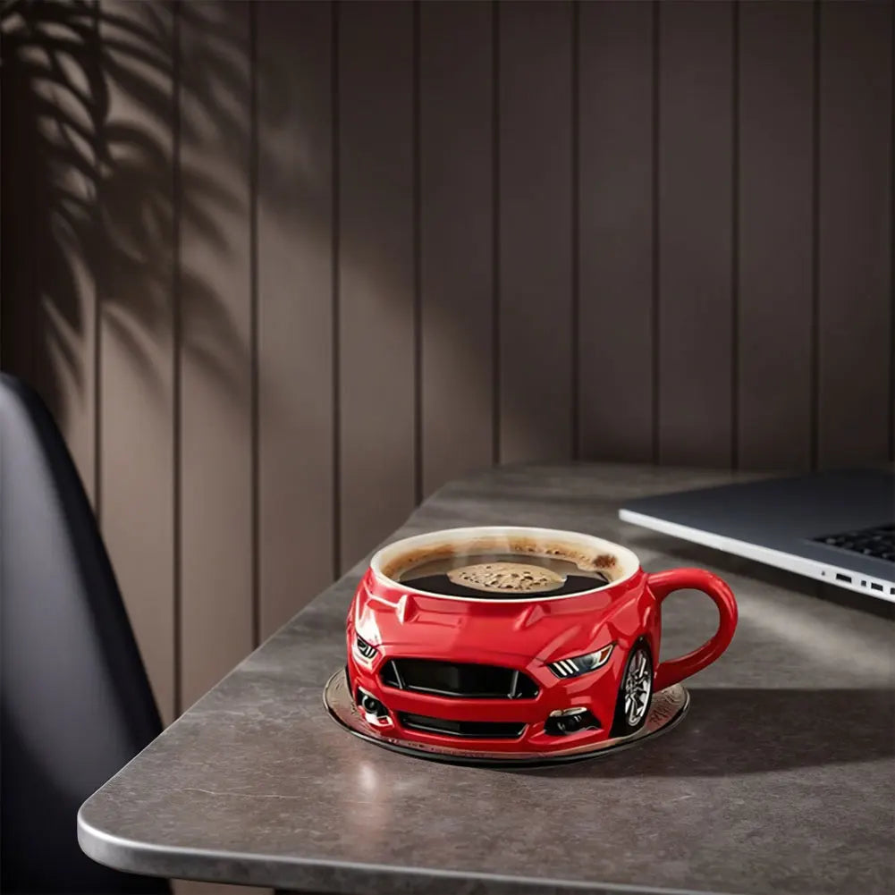 2025 New Car Shaped Coffee Mug Creative Coffee Cup Tea Cup Gifts Novelty Drinkware for Men Boyfriend Dad Husband Car Lovers
