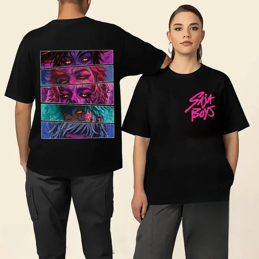Short Sleeve Kpop Shirt Saja Fan Gifts T-Shirt Demon Hunters