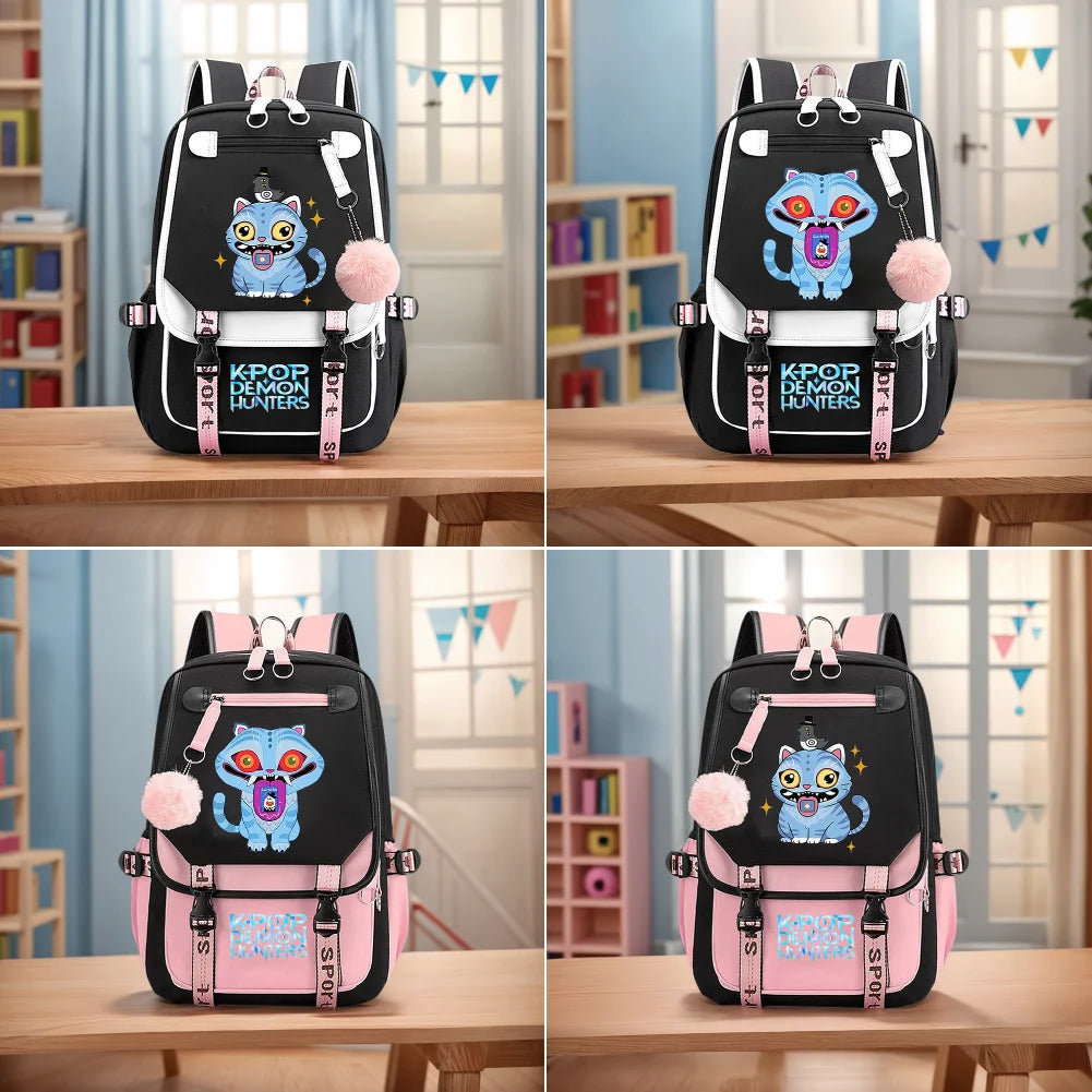 School Backpack for Students KPop Demon Hunters