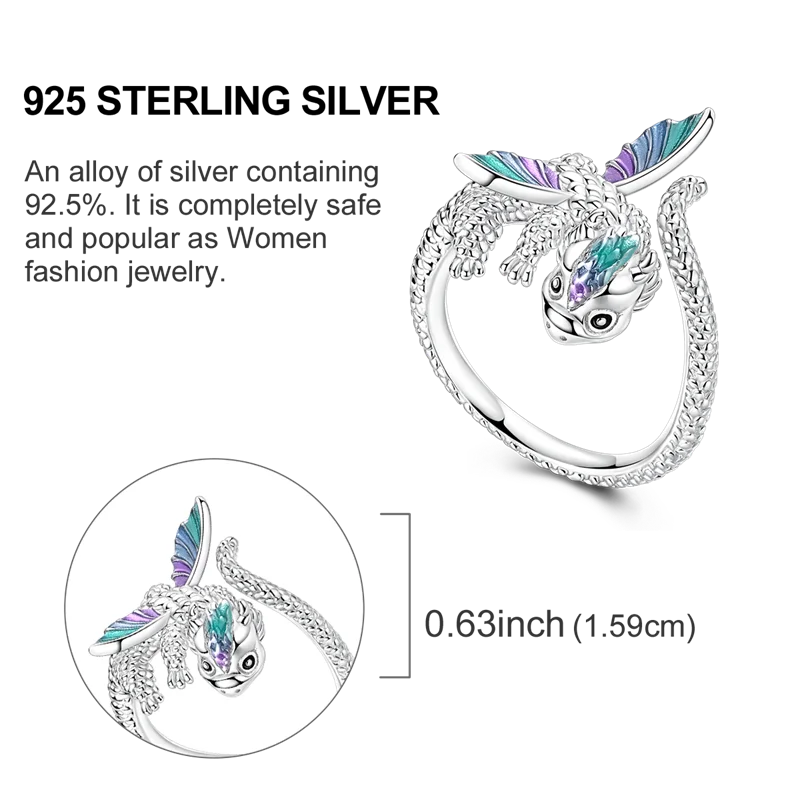New 925 Sterling Silver Open Ring Hollow Rose Infinite Love Simple Ring Women Wedding Engagement Party Jewelry Gift