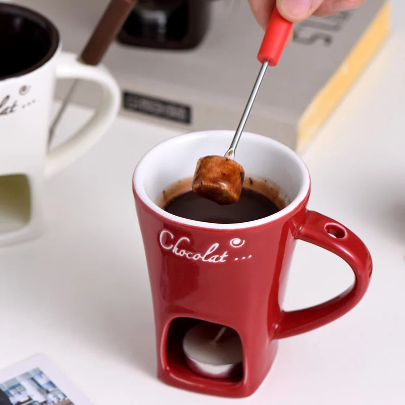 Home Double-Layer Heat-Resistant Ceramic Cup – Universal, Anti-Scald Design, Ideal for Coffee & Beverages