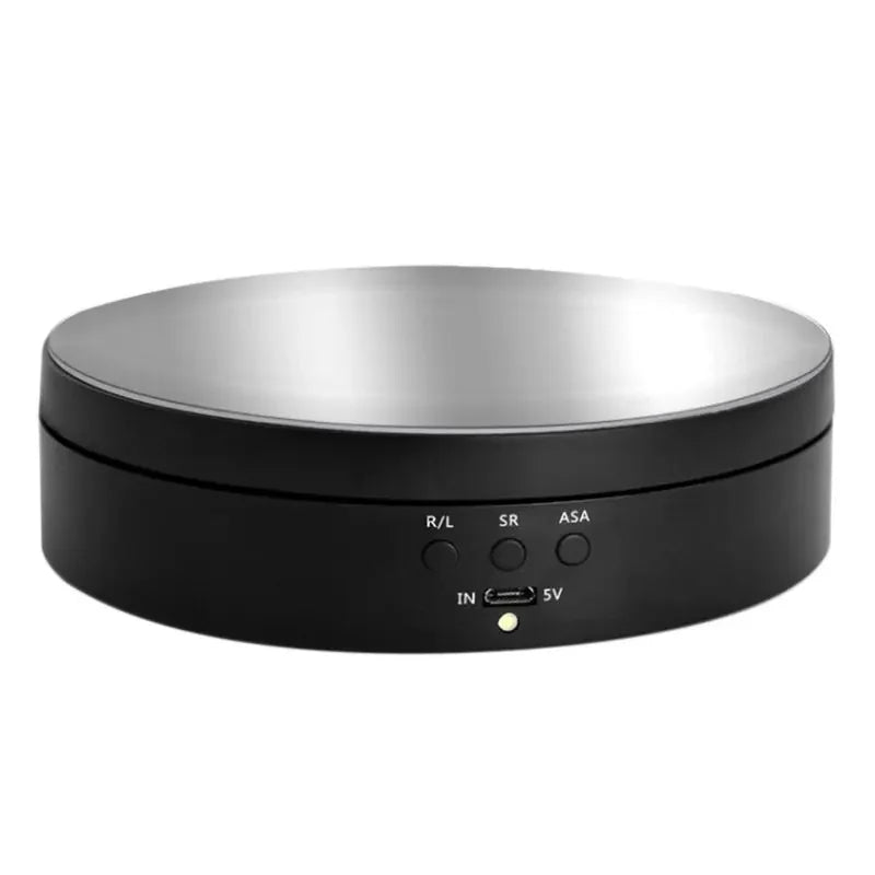 Photography Turntable Electric Rotating Display Stand 360 Degree with Remote Control Motorized Turntable for Photos or Videos
