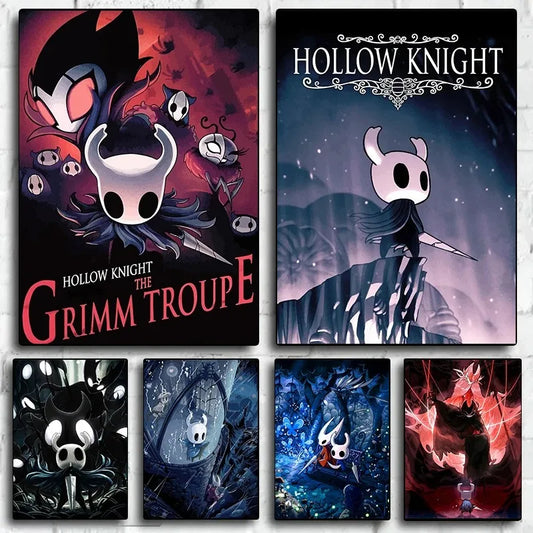 Hot Popular Video Game Hollow Knight Posters and Prints Canvas Printing Modern Wall Art for Living Room Home Decoration
