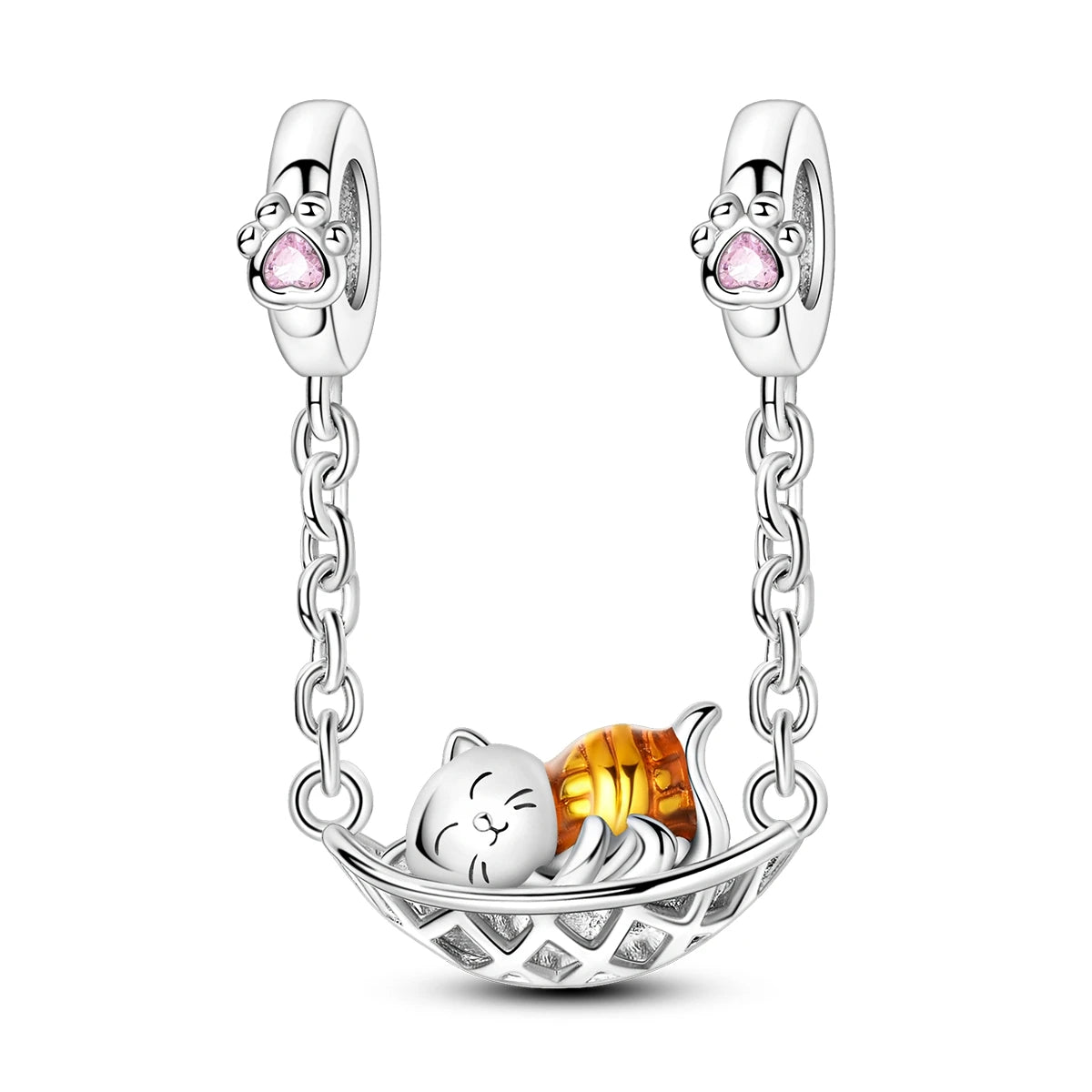 Original Charms 925 Silver Plated Bee Moon Star Pendant Fit Bracelet Making For Woman Fashion Jewelry