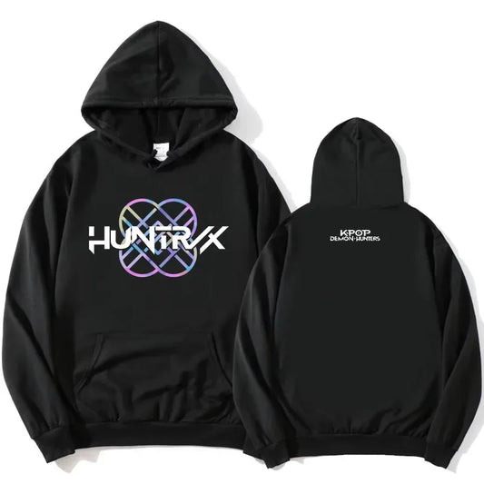 KPop Demon Hunter Huntrix logo hoodie