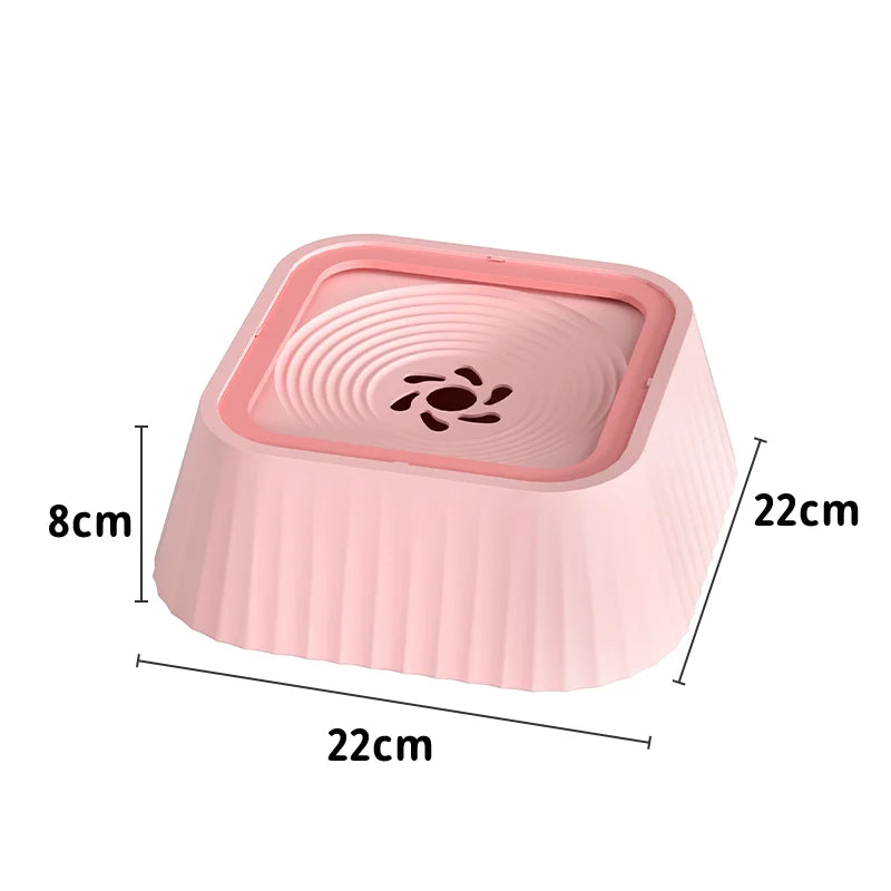 Hot-selling pet filter bowl without wet mouth pet bowl floating prevent overturning puppy cat drinking water device