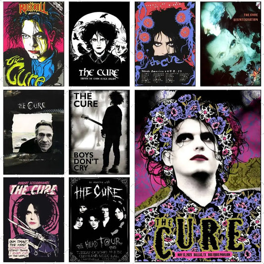 The C-Cure R-Robert Smith Poster High-definition art sticker Self adhesive waterproof home decoration