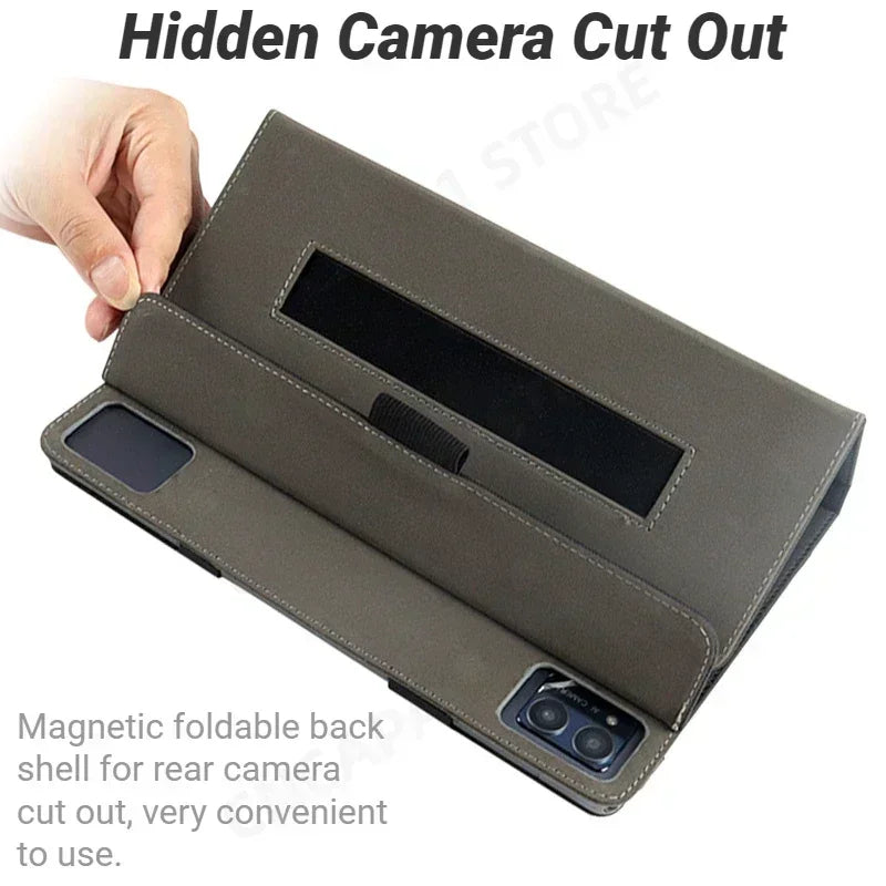 For Doogee U11 Pro T40 T30SE T30S T30 Ultra 11" Tablet PC PU Leather  Case Cover with Hand Strap
