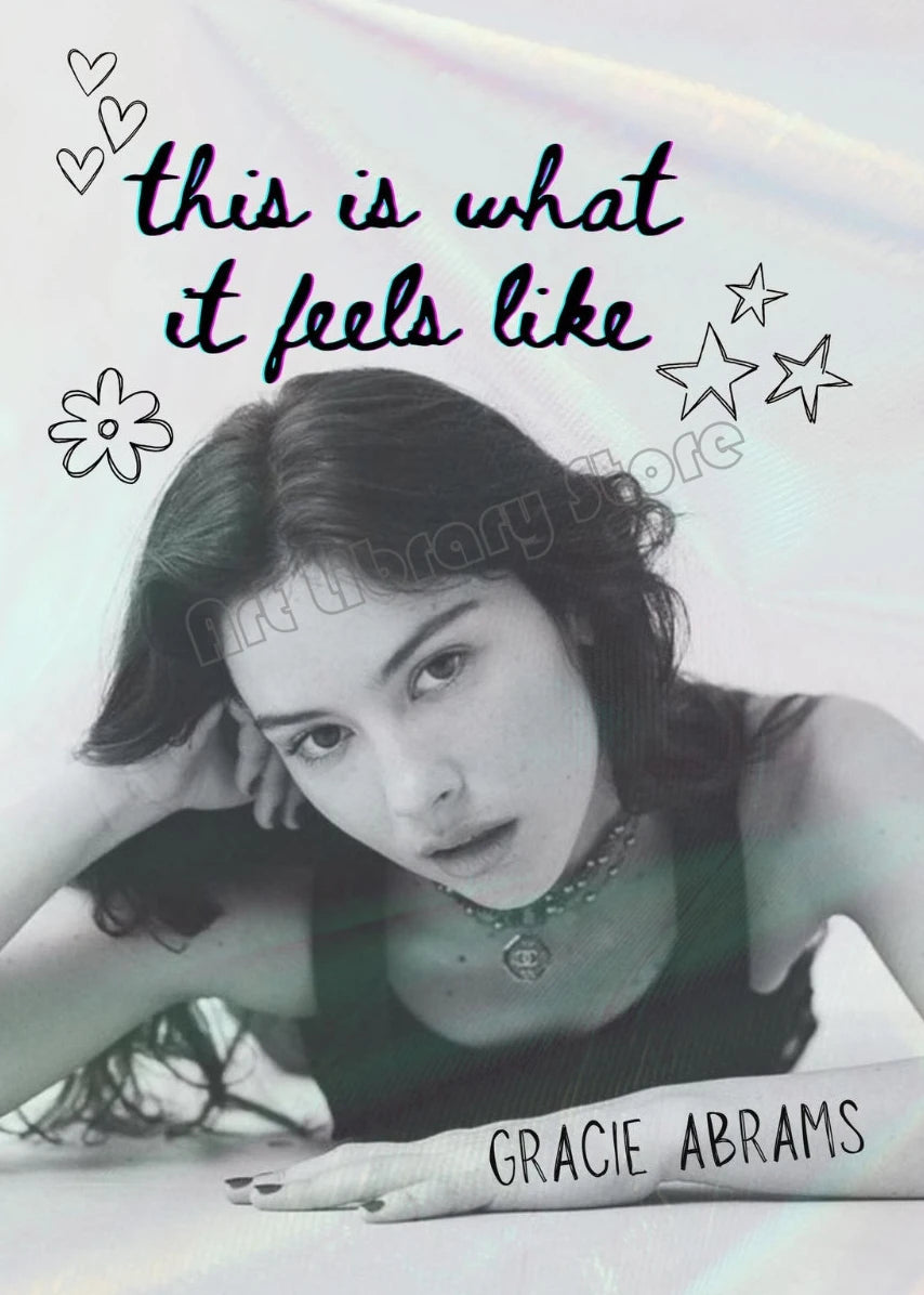 Pop Singer Gracie Abrams The Secret of Us Deluxe Classic Lyrics Inspired Poster Canvas Painting Wall Art Picture Home Decor Gift