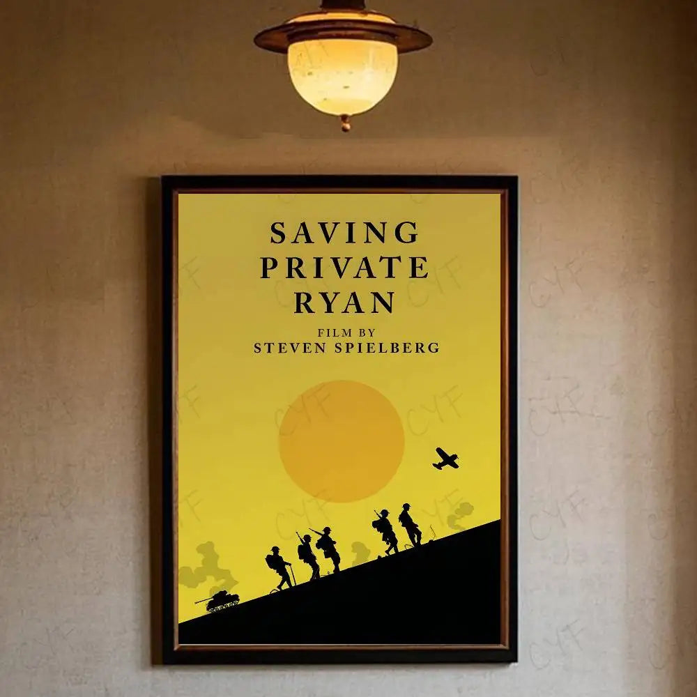 S-Saving P-Private Ryan Poster HD art sticky wall waterproof home living room bedroom bar aesthetic decoration