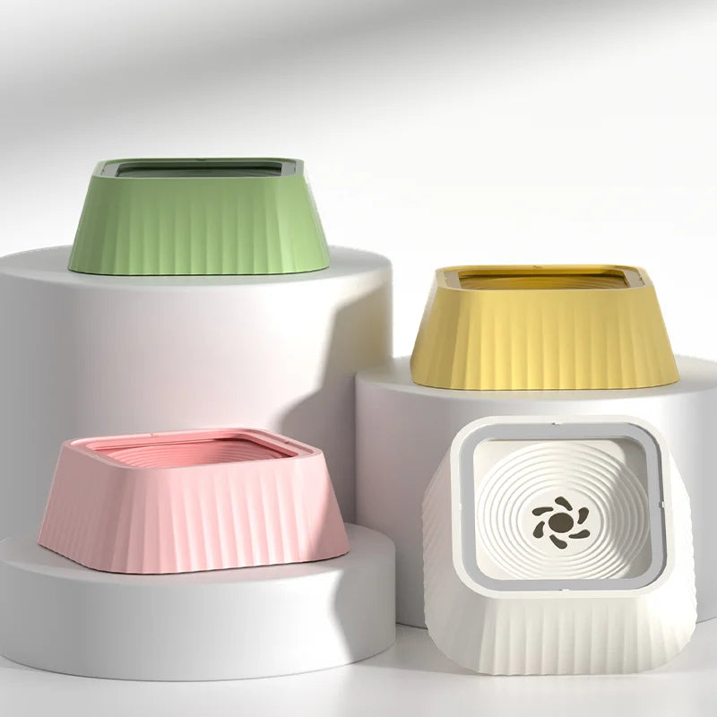 Hot-selling pet filter bowl without wet mouth pet bowl floating prevent overturning puppy cat drinking water device