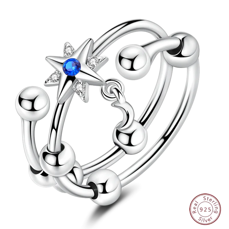 New 925 Sterling Silver Open Ring Hollow Rose Infinite Love Simple Ring Women Wedding Engagement Party Jewelry Gift