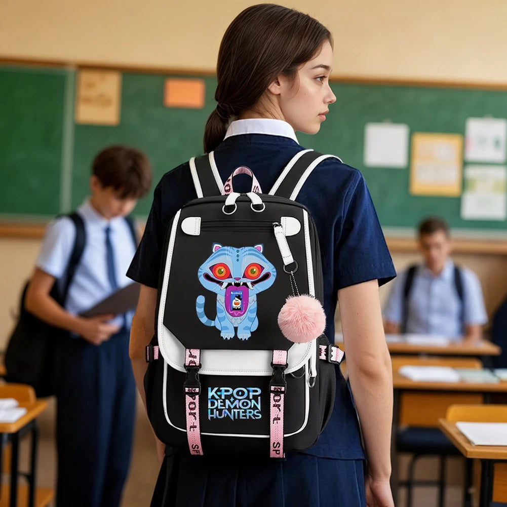 School Backpack for Students KPop Demon Hunters