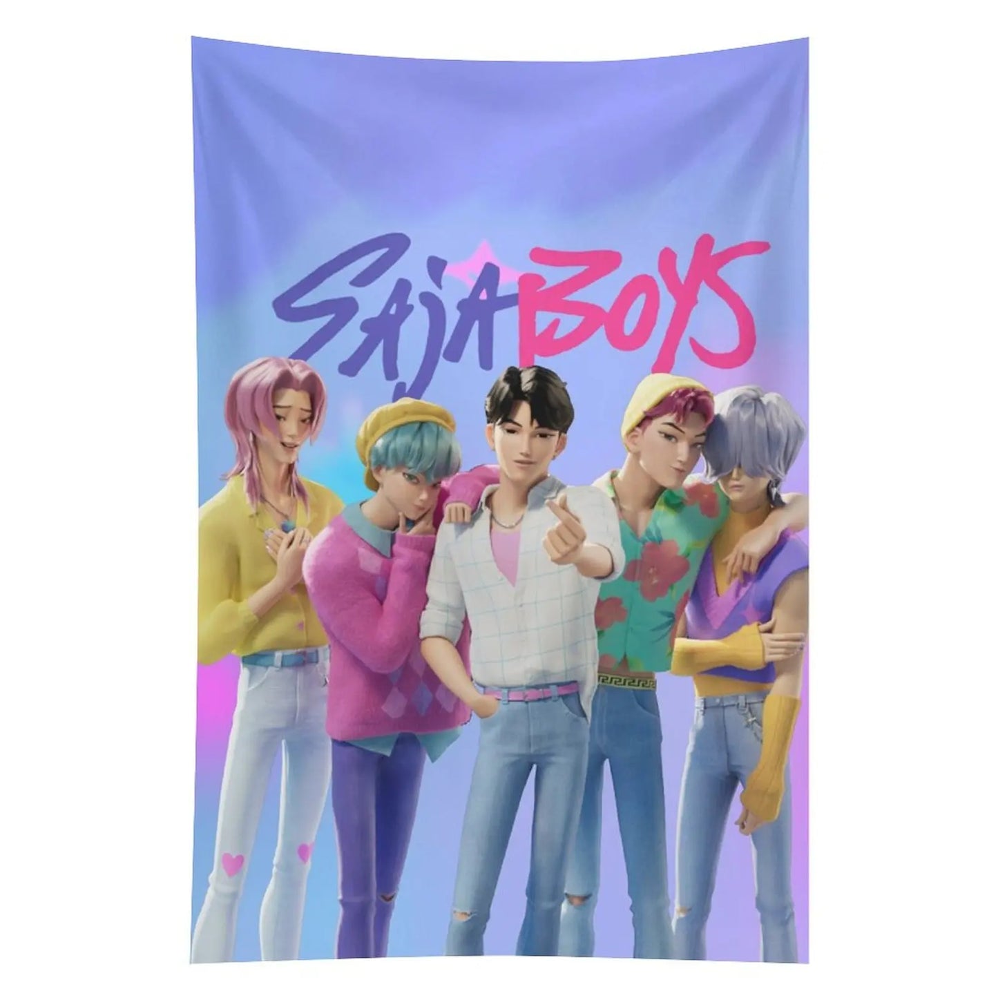 Huntrix KPop Demon Hunters Tapestry Wall Decor, 40''x60''