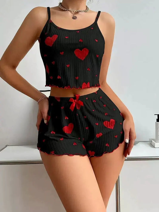 Women's Spaghetti Strap Pajamas Sexy Sleepwear