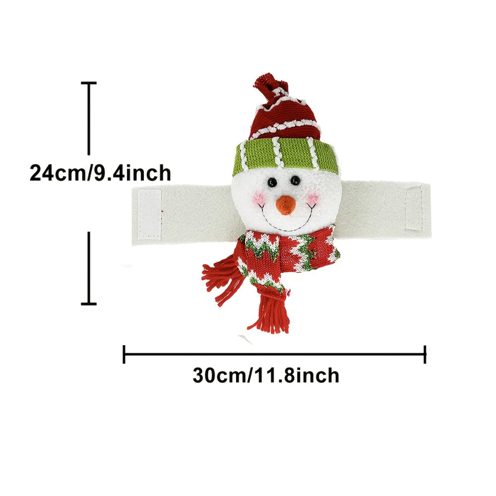 New Christmas Curtain Paste Creative  Santa Claus Curtains Pastes Adjustable Curtain Paste Decorative Drapes Curtain Accessoires