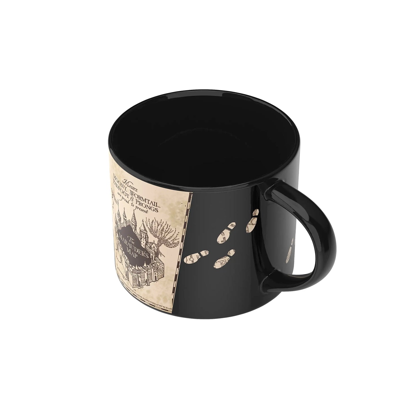 15oz Harry Potter Marauders Map Color Change Mug, Heat-Activated Design for Magic Effect, Dishwasher Safe