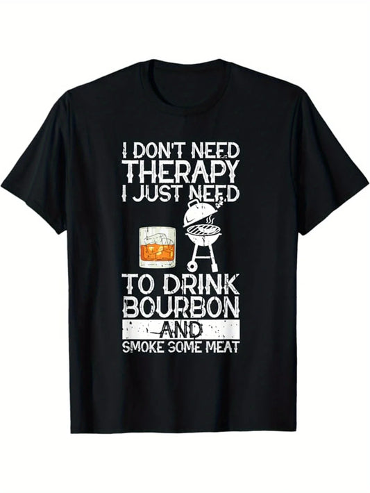 Men's Whiskey Drinking Graphic Tee