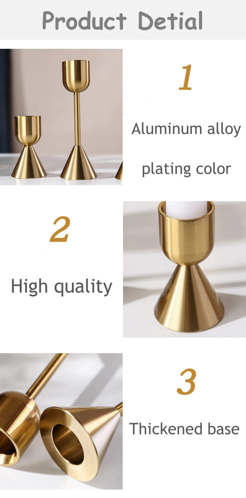 European Candle Holders Metal Candlestick Wedding Table Romantic Decoration Christmas New Year Bar Party Home Decor Accessories