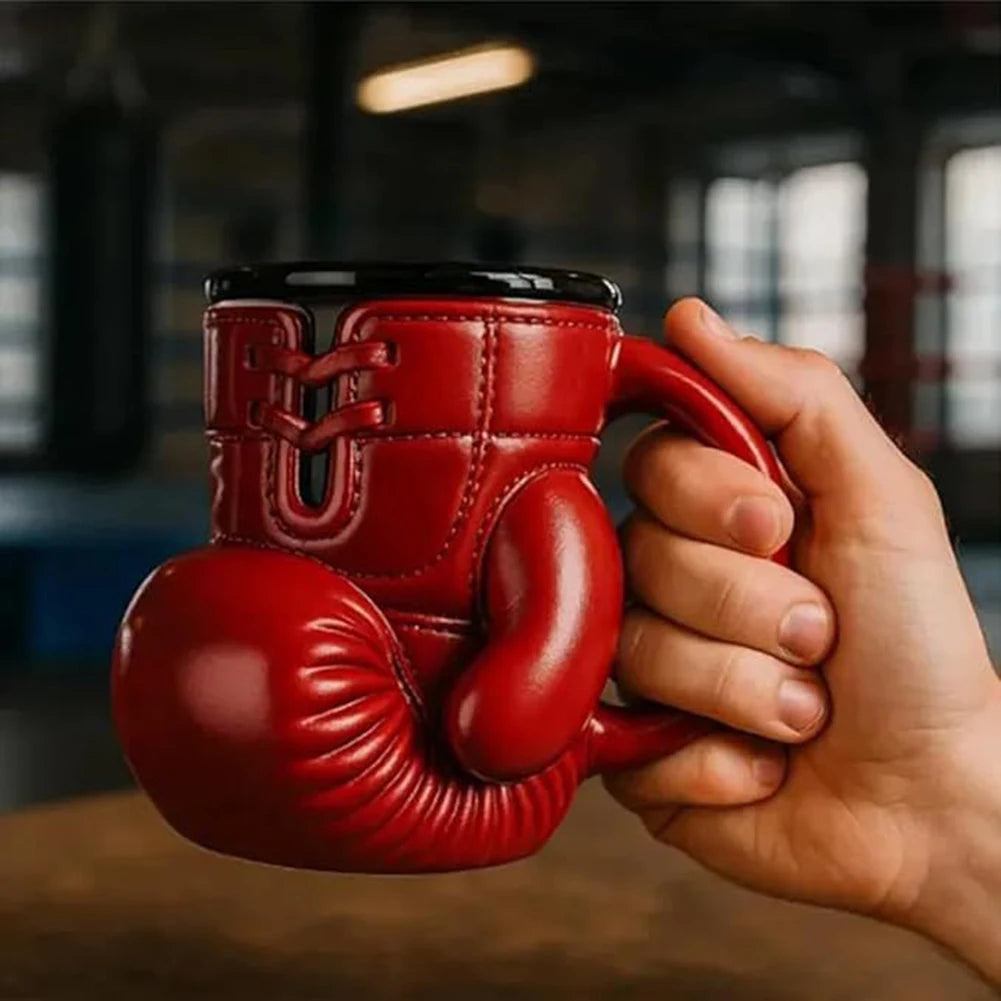 Boxing Glove Mug Sports Themed Mug Novelty Coffee Cup Gifts for Boxing Lovers