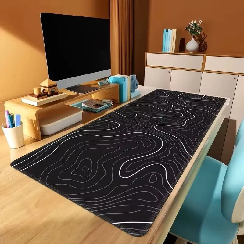 Extra Large Mouse Mat for Professional Gamers - Stitched Border Design, Anti-Slip Rubber Backing, Low Friction Surface Compatibl