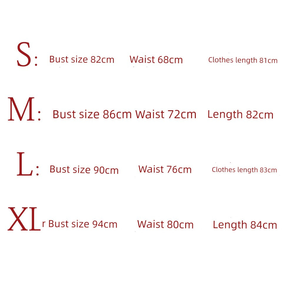 French Style American Retro Cherry Design Niche Style Slim Looking Tight Waist Large Skirt Sling Vest Skirt Dress New Arrival Women