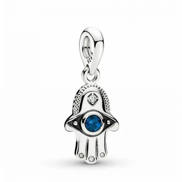 New 925 Silver Eye Palm Skull Wings Sun Pendants Charms Beads Fit Original Bracelet Accessories DIY Jewelry For Women