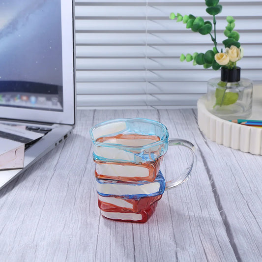3D Painted Book Mug Wear Resist Unique Handmade Drink Cup Multi-Purpose Novelty Water Mug for Beer Wine Juice Tea Coffee