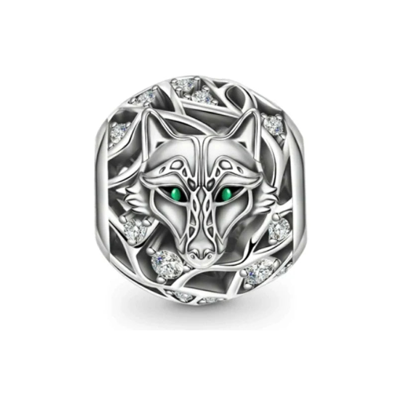 New 925 Silver Eye Palm Skull Wings Sun Pendants Charms Beads Fit Original Bracelet Accessories DIY Jewelry For Women