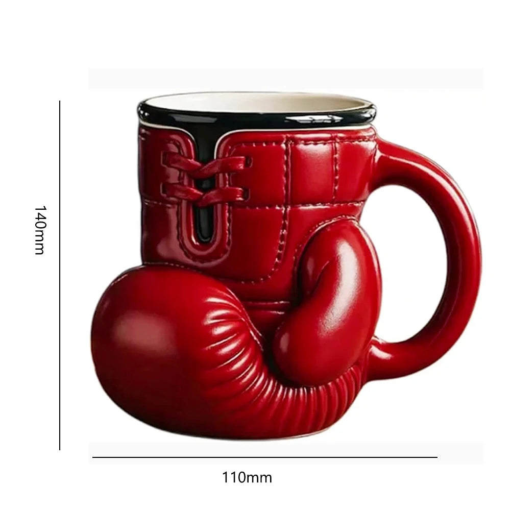 Boxing Glove Mug Sports Themed Mug Novelty Coffee Cup Gifts for Boxing Lovers