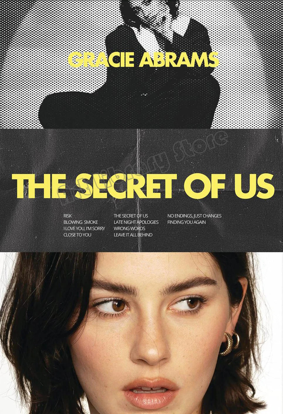 Pop Singer Gracie Abrams The Secret of Us Deluxe Classic Lyrics Inspired Poster Canvas Painting Wall Art Picture Home Decor Gift