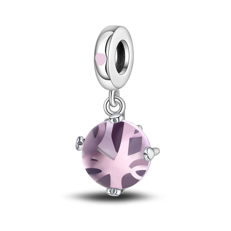 Hot Sale 925 Silver Retro Heart Shape Lotus Angel Charm Beads Fit Pandach Original DIY Bracelets Birthday Gifts Fine Jewelry